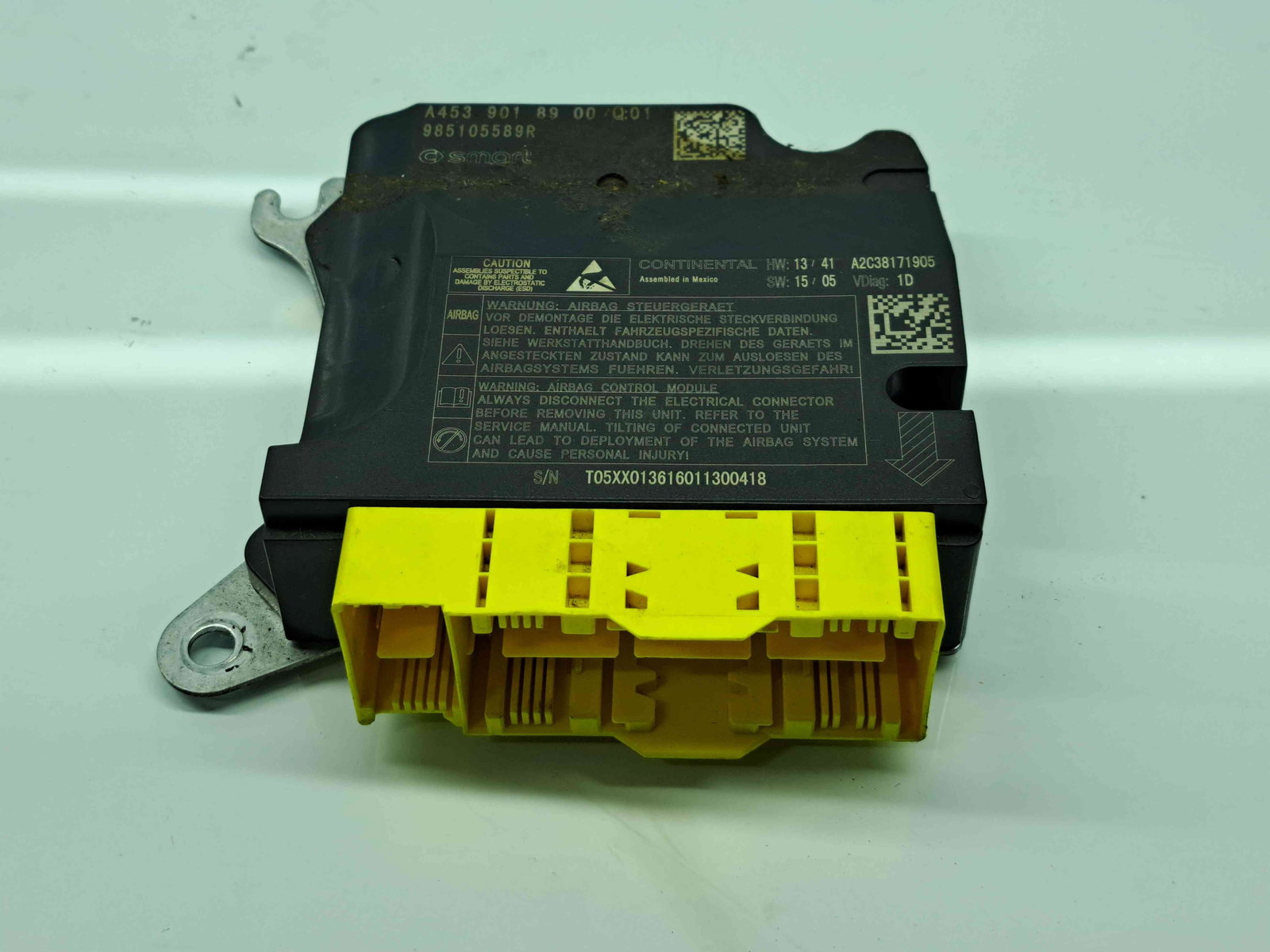 Modul confort SMART Fortwo Coupe (W453) [Fabr 2014-2019] 985105589 - imagine 1