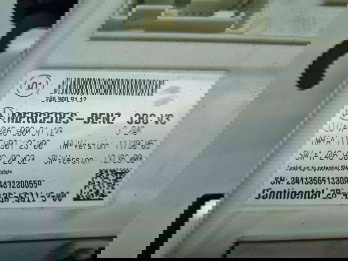  Modul confort Mercedes Clasa A (W176) [Fabr 2012-2018] A1179012300   /  A246900 91 12