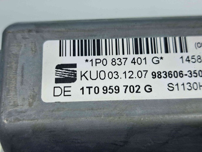 Motoras geam stanga fata Seat Leon (1P1) FR [Fabr 2005-2011] 1T0959702