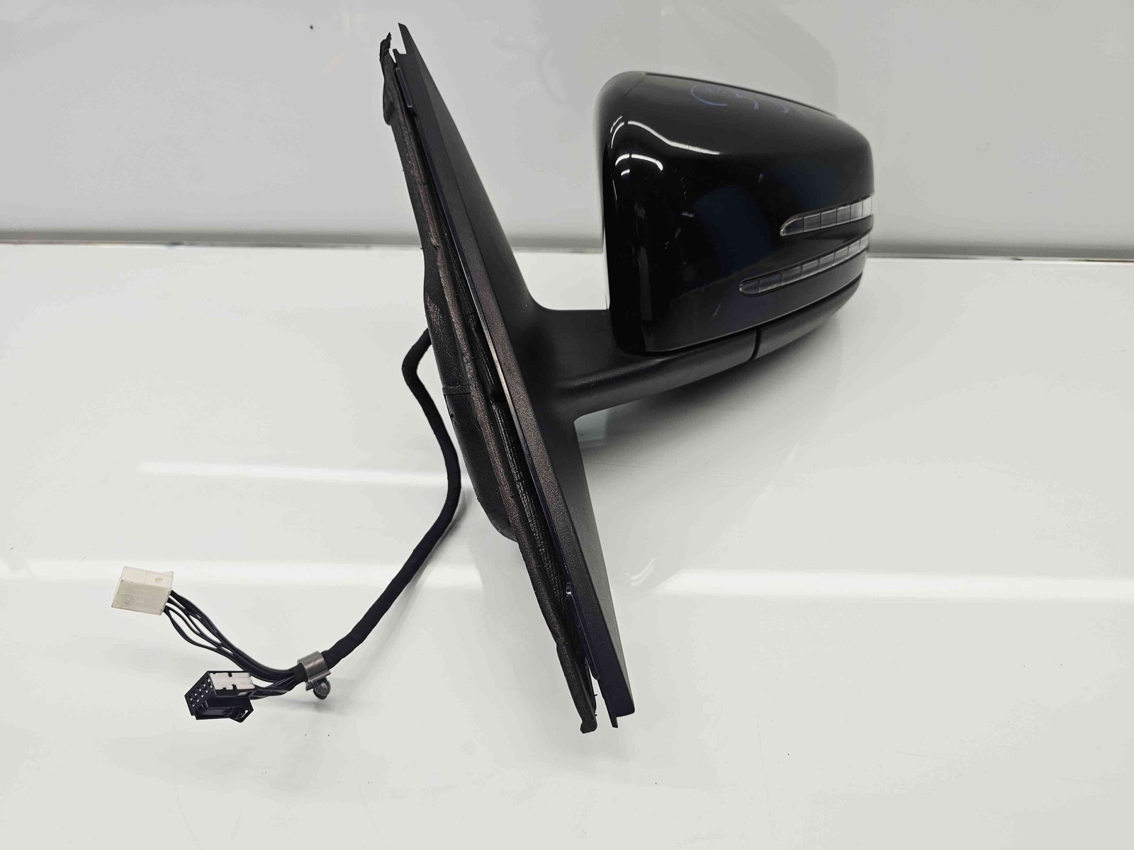 Oglinda stanga Mercedes Clasa C Coupe (C204) Facelift AMG [Fabr 2011-2015] 197U NEGRU OBSIDIAN - imagine 6