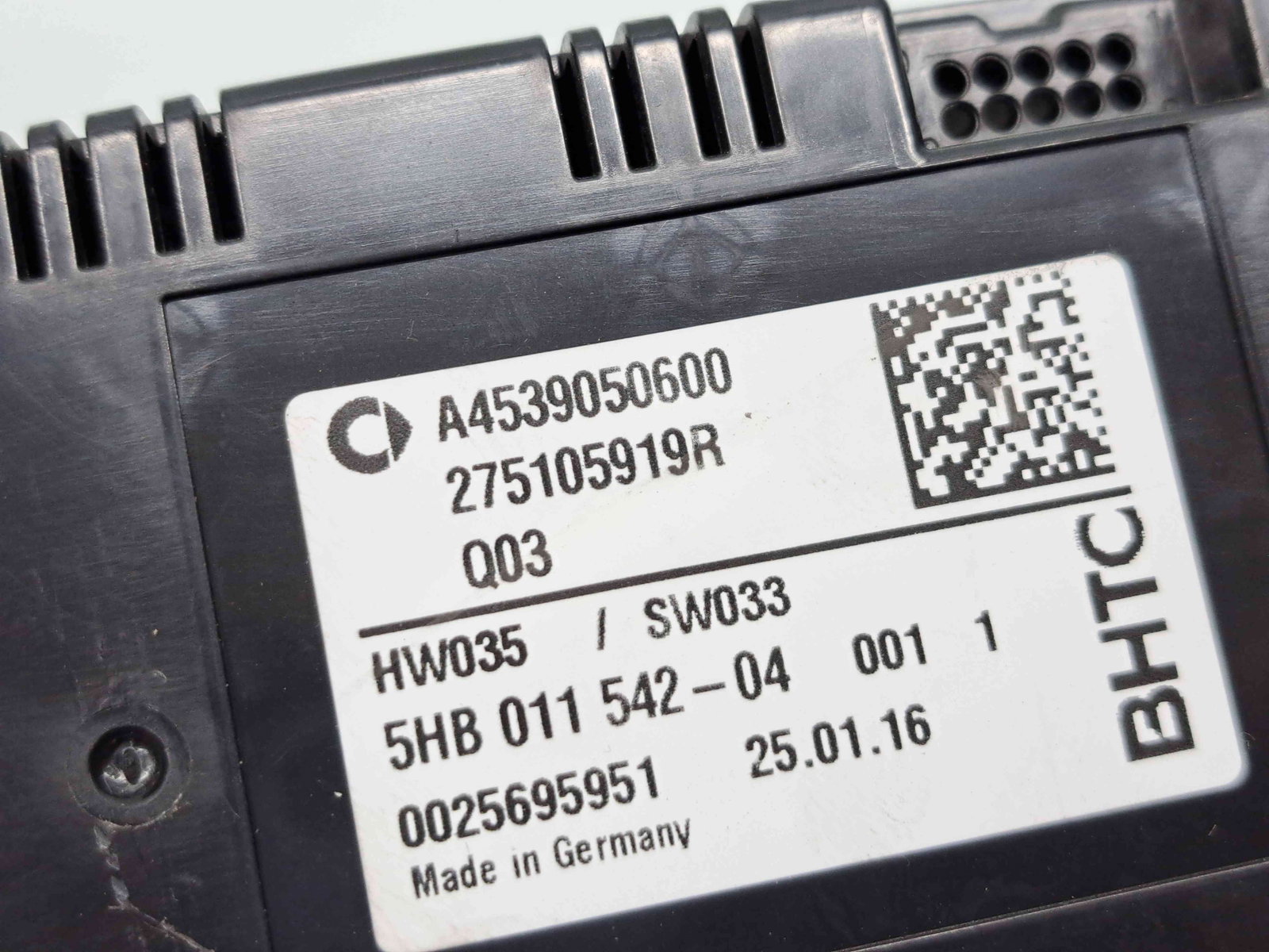 Panou comanda clima SMART Fortwo Coupe (W453) [Fabr 2014-2019] 275105919R - imagine 4