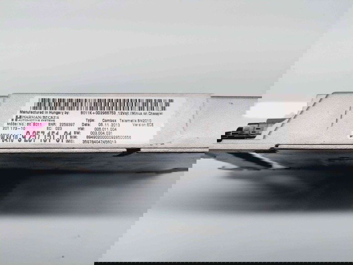  Modul bluetooth  Bmw 3 (F30) [Fabr 2012-2017] 9257151 01