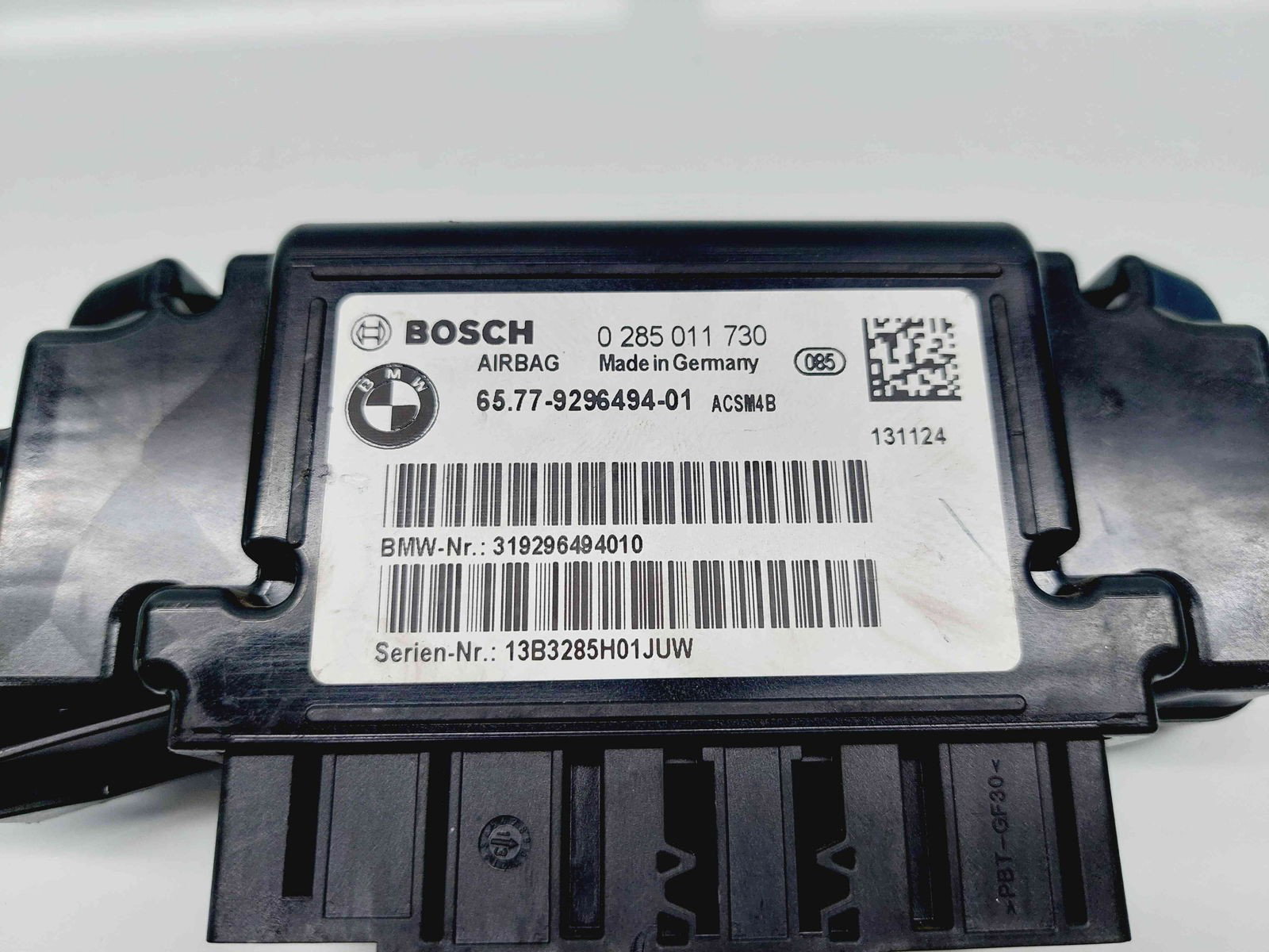 Calculator airbag Bmw 3 (F30) [Fabr 2012-2017] 9296494-01 2.0 N47N 105KW / 143CP - imagine 2