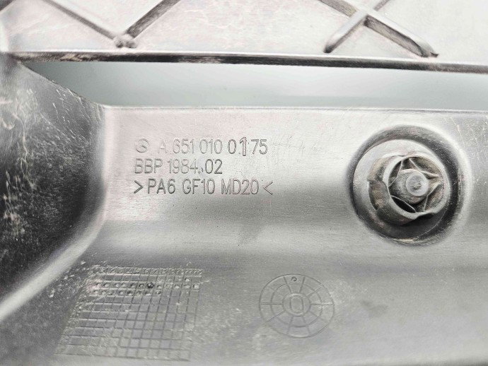 Capac motor  Mercedes Clasa E (W212) [Fabr 2009-2016] A6510100175 2.2 CDI 651911 125KW / 170CP