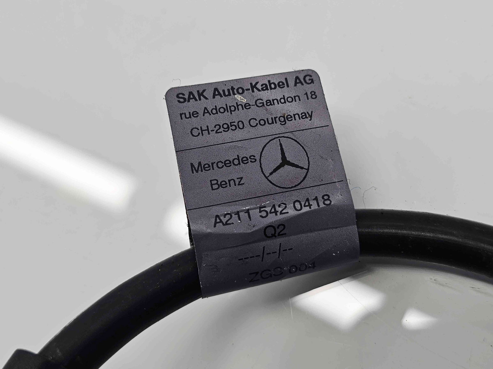 Borna baterie (-) Mercedes Clasa E T-Model (S211) [Fabr 2003-2009] Facelift A2115420418 - imagine 3