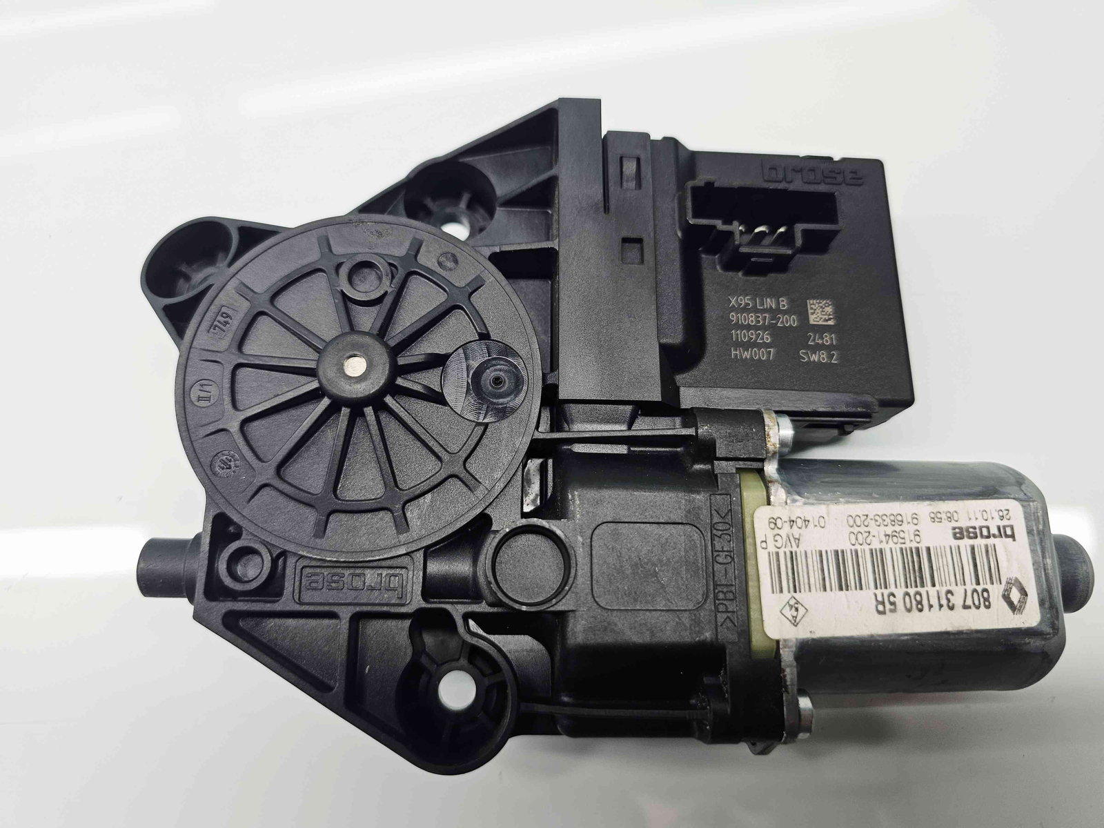 Motoras geam stanga fata Renault Scenic 3 [Fabr 2009-2015] 807311805R - imagine 3