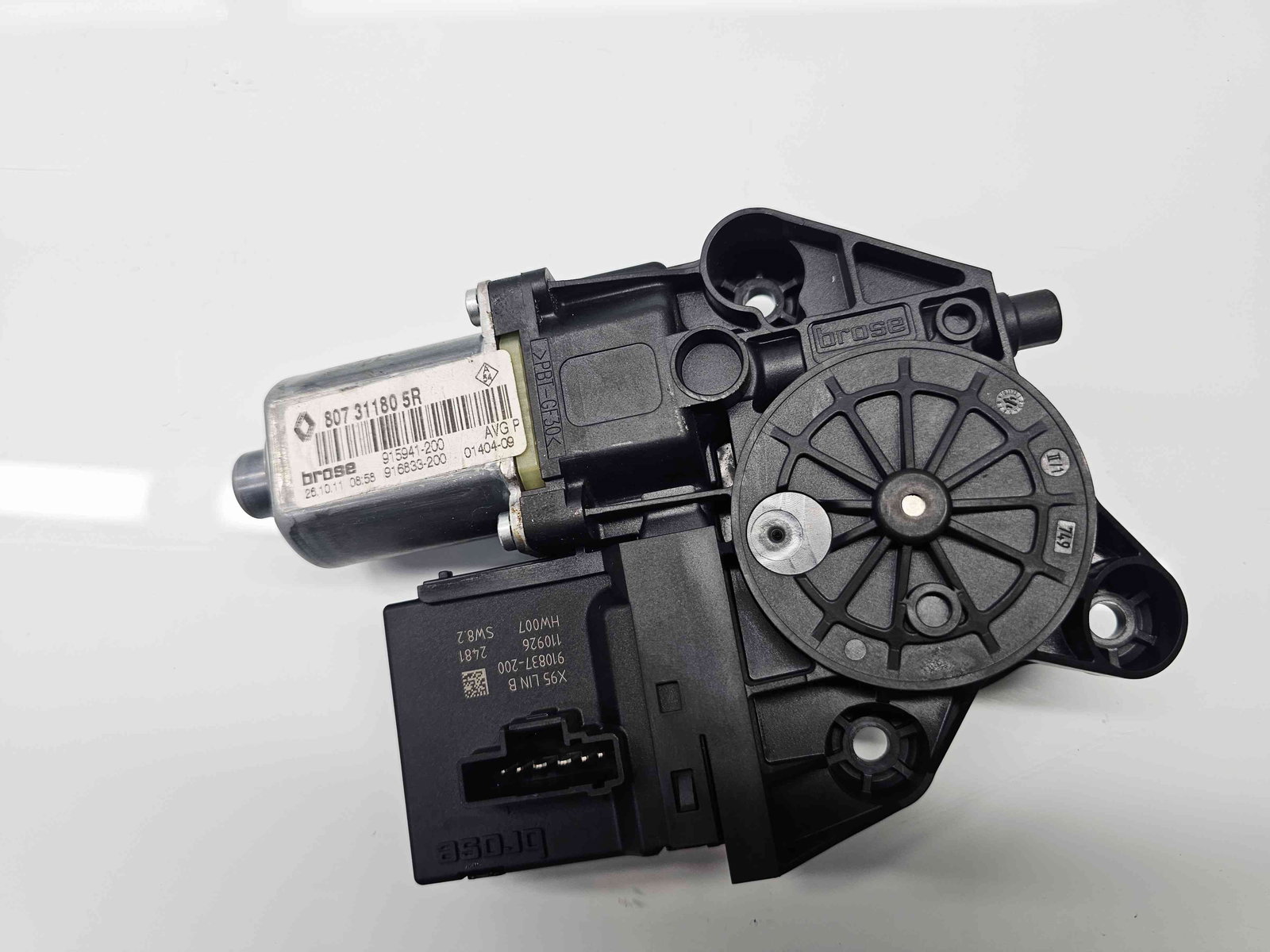 Motoras geam stanga fata Renault Scenic 3 [Fabr 2009-2015] 807311805R - imagine 5