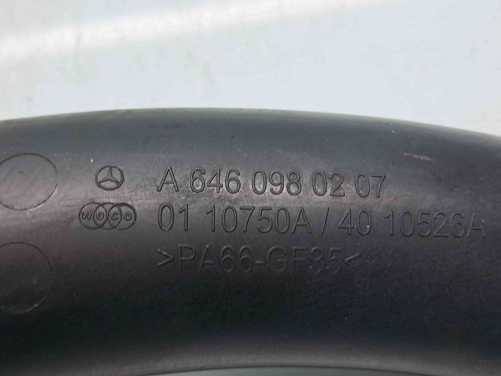 Tub intercooler Mercedes Clasa E T-Model (S211) [Fabr 2003-2009] Facelift A6460980207 2.2 CDI 646821 125KW / 170CP - imagine 3