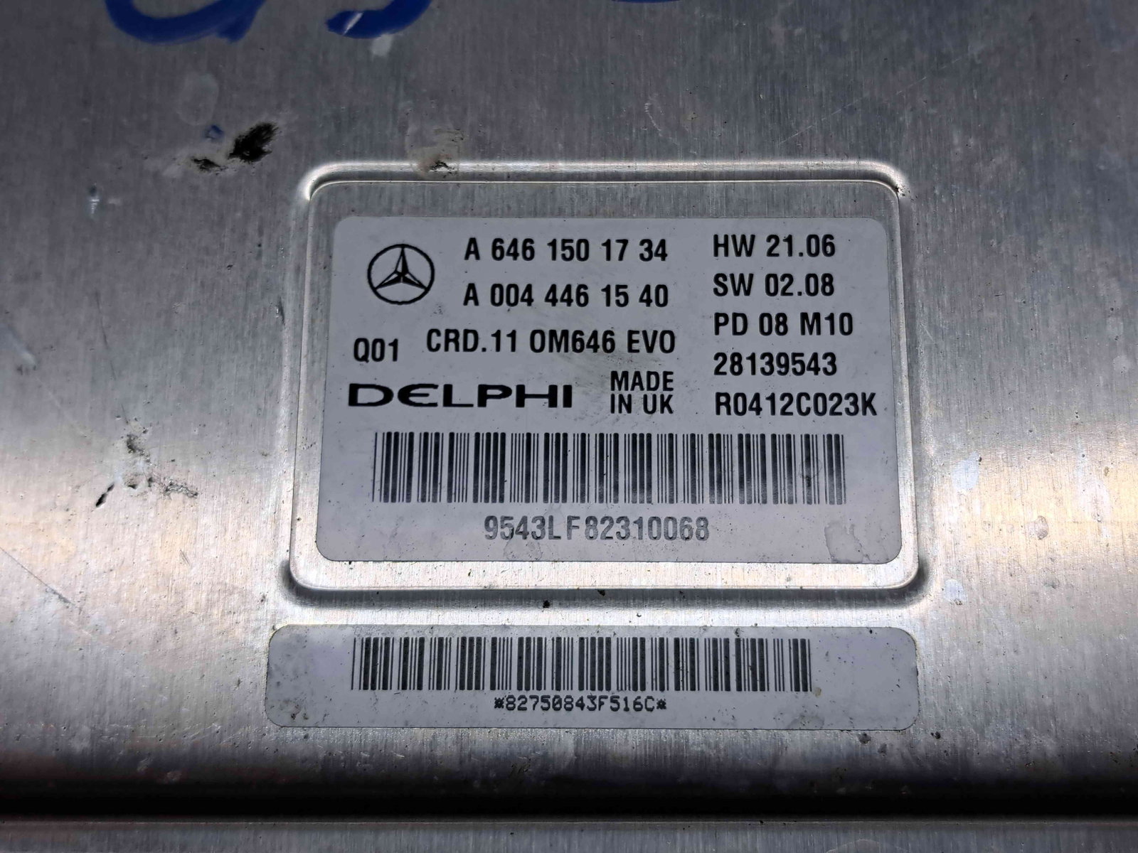 Calculator motor ECU Mercedes Clasa E T-Model (S211) [Fabr 2003-2009] Facelift A6461501734 2.2 CDI 646821 125KW / 170CP - imagine 2