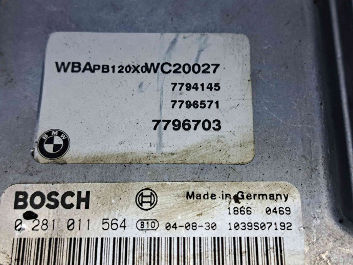 Calculator motor ECU Bmw X3 (E83) [Fabr 2003-2009] 7796571 2.0 M47 110KW / 150CP  