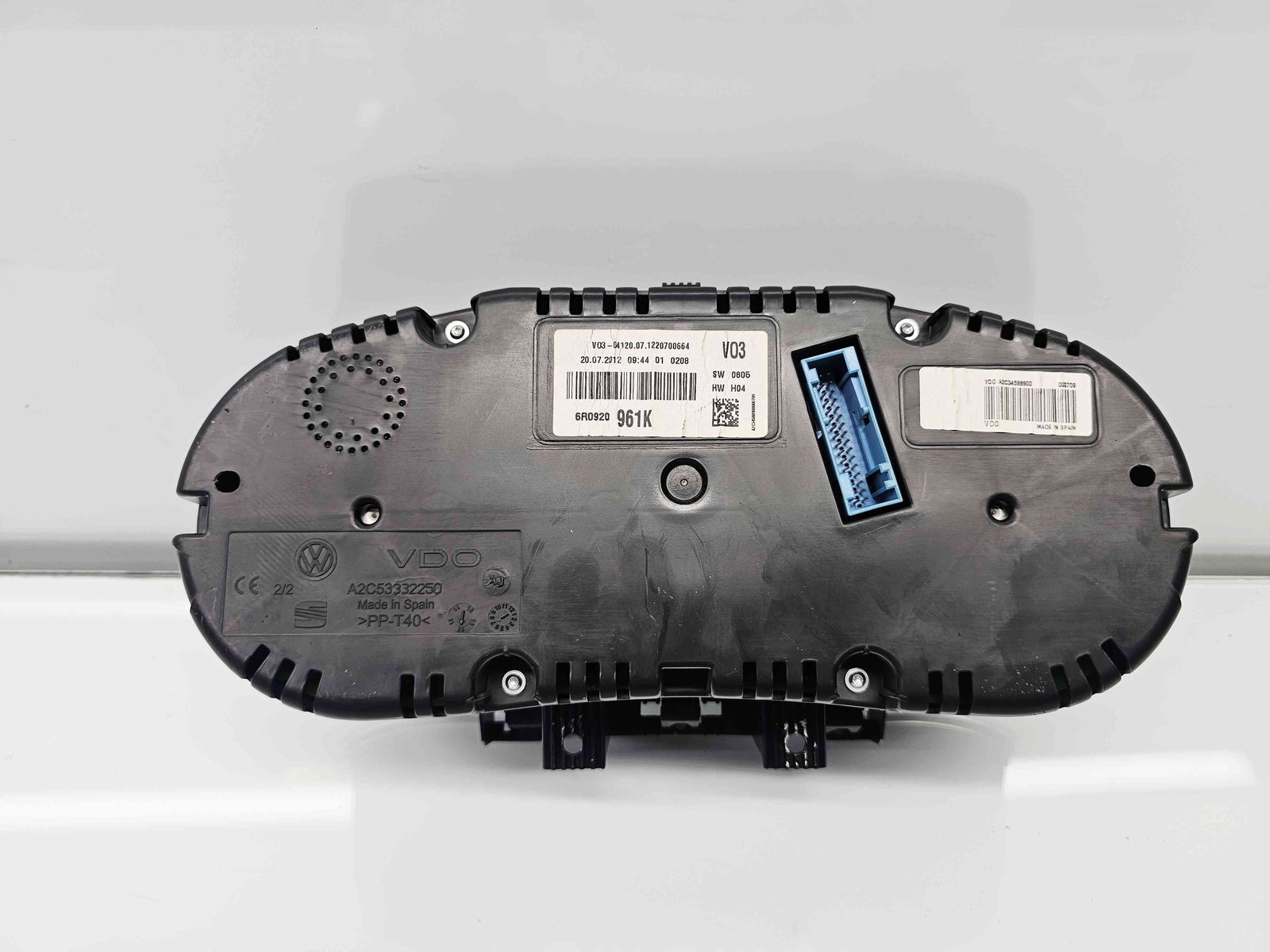 Ceas bord Volkswagen Polo (6R) [Fabr 2009-2016] A2C53332250 - imagine 3