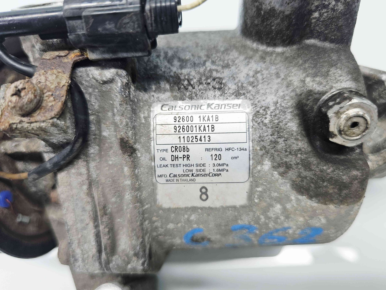 Compresor clima Nissan Juke [Fabr 2010-2014] Hatchback 926001KA1B 1.6 Benz HR16DE 86KW / 117CP - imagine 2