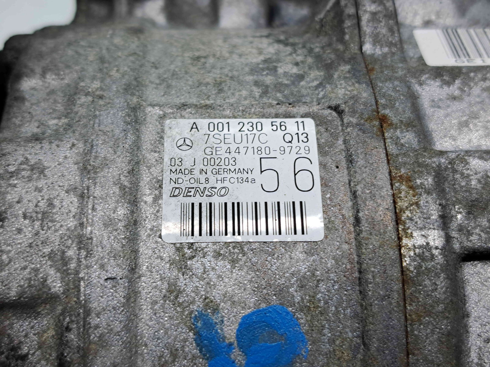 Compresor clima Mercedes Clasa CLK (C209) [Fabr 2002-2009] A0012305611 2.2 CDI 646966 110KW / 150CP - imagine 3