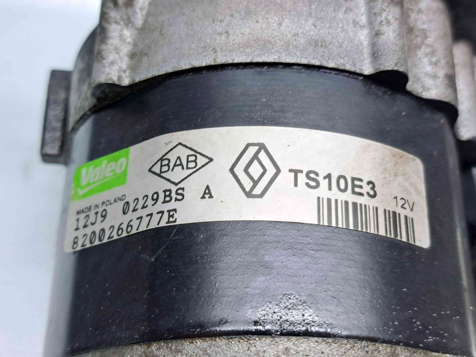 Electromotor 8 dinti Renault Megane 3 (B95) [Fabr 2008-2016] 8200266777E 1.6 B K4M84874KW / 101CP - imagine 2