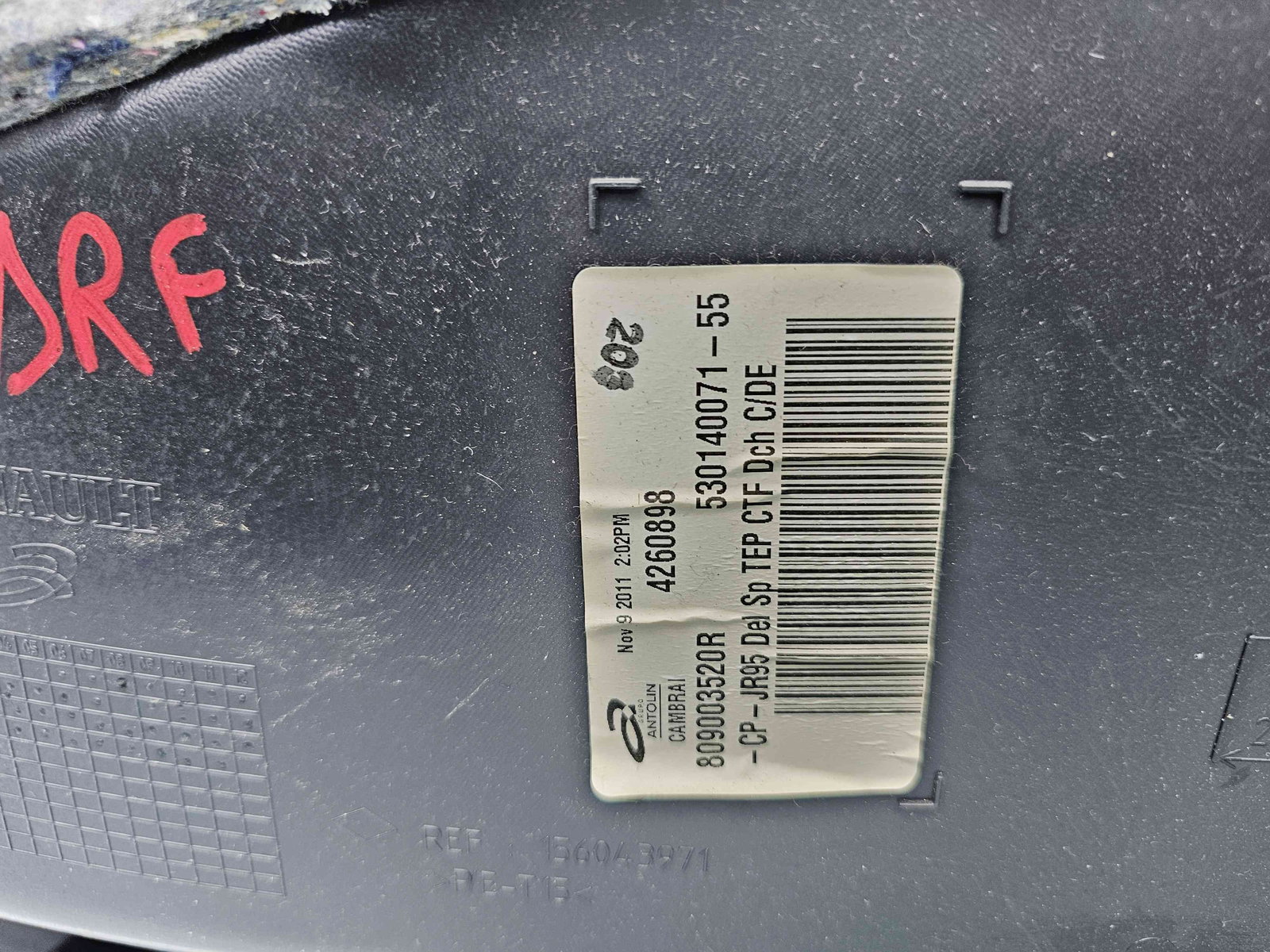 Tapiterie usa dreapta fata Renault Scenic 3 [Fabr 2009-2015] 809003520R - imagine 5