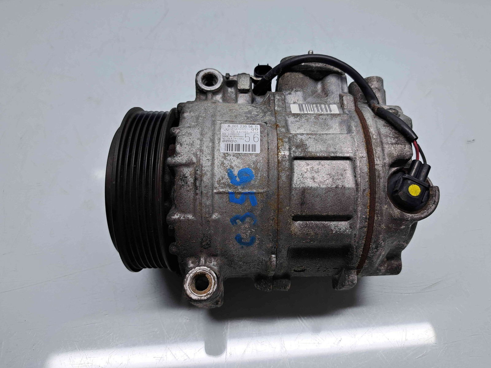 Compresor clima Mercedes Clasa C (W203) [Fabr 2000-2007] A0012305611 2.2 CDI 646966 110KW / 150CP - imagine 1