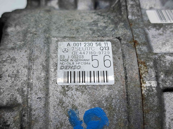 Compresor clima  Mercedes Clasa C (W203) [Fabr 2000-2007] A0012305611 2.2 CDI 646966 110KW / 150CP