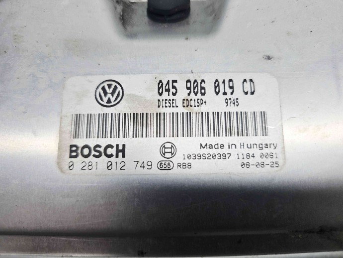 Calculator motor ECU Skoda Fabia 2 (5J, 542) [Fabr 2007-2014] 045906019 CD 1.4 TDI BNV 59KW / 80CP
