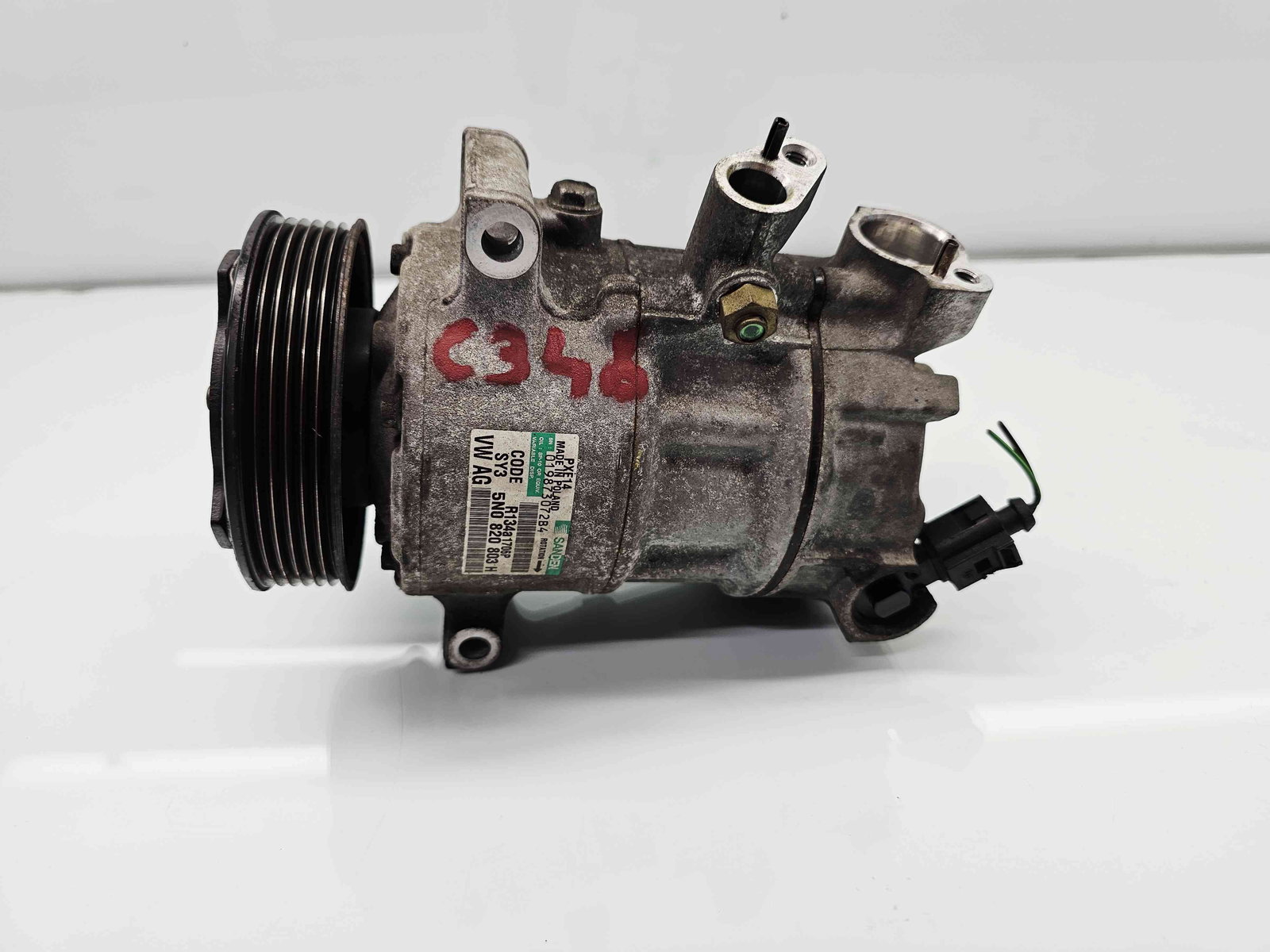 Compresor clima Volkswagen Polo (6R) [Fabr 2009-2016] 5N0820803H 1.2 TDI CFWA 55KW / 75CP