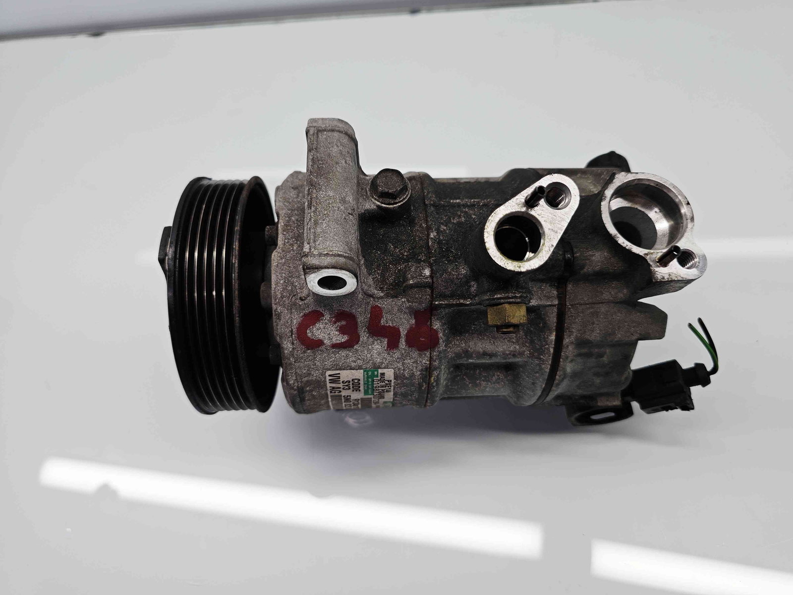 Compresor clima Volkswagen Polo (6R) [Fabr 2009-2016] 5N0820803H 1.2 TDI CFWA 55KW / 75CP - imagine 3
