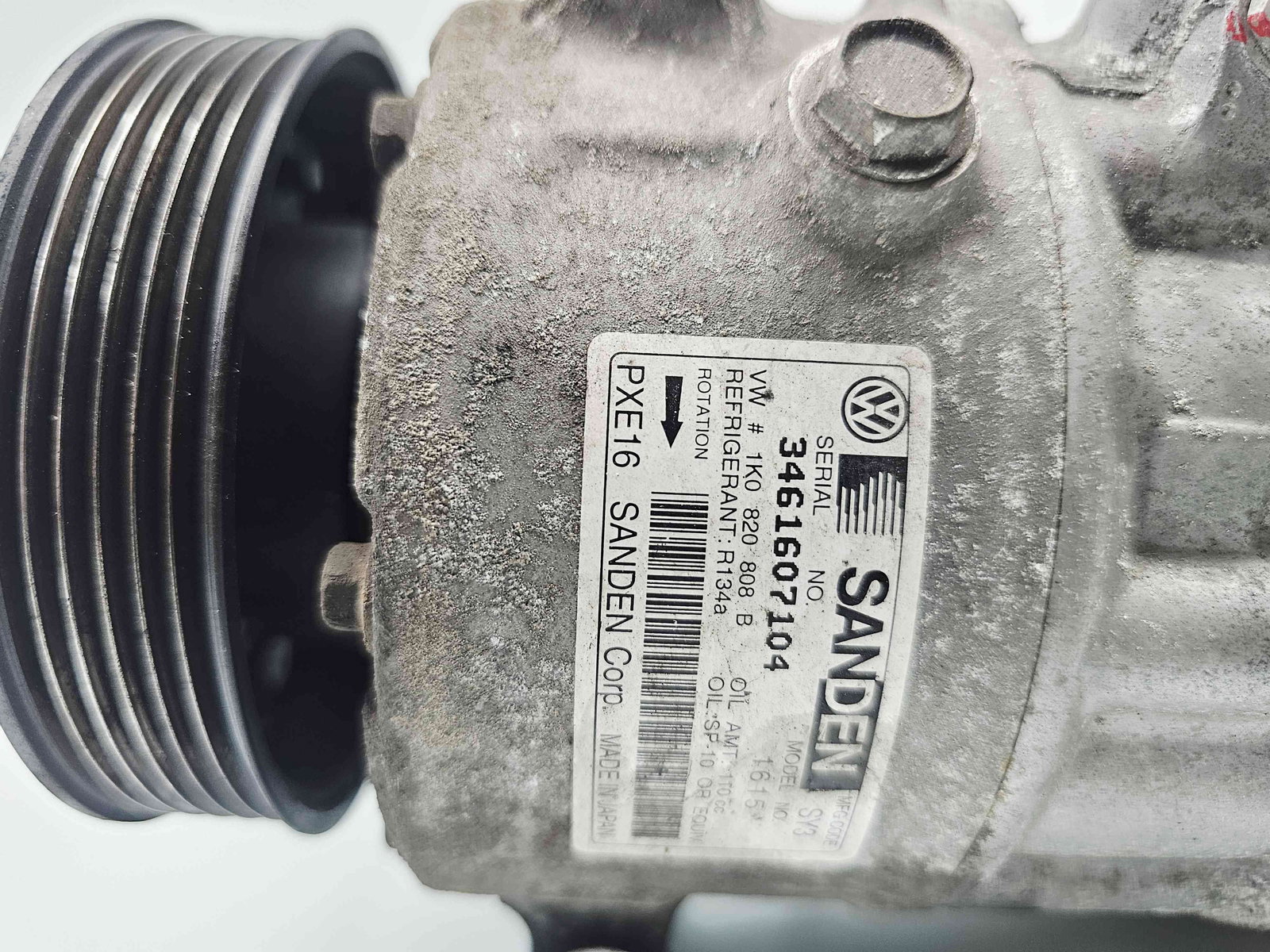 Compresor clima Volkswagen Polo (6R) [Fabr 2009-2016] 1K0820808 B 1.2 TDI CFWA 55KW / 75CP - imagine 4