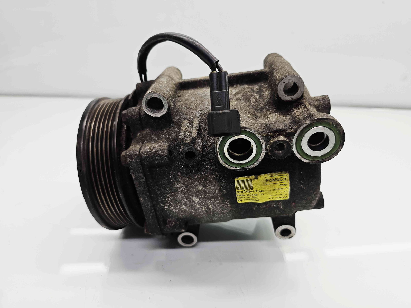 Compresor clima Ford Fiesta 6 [Fabr 2008-2019] 8V5119D629DF 1.4 TDCI F6JD 50KW / 68CP - imagine 5