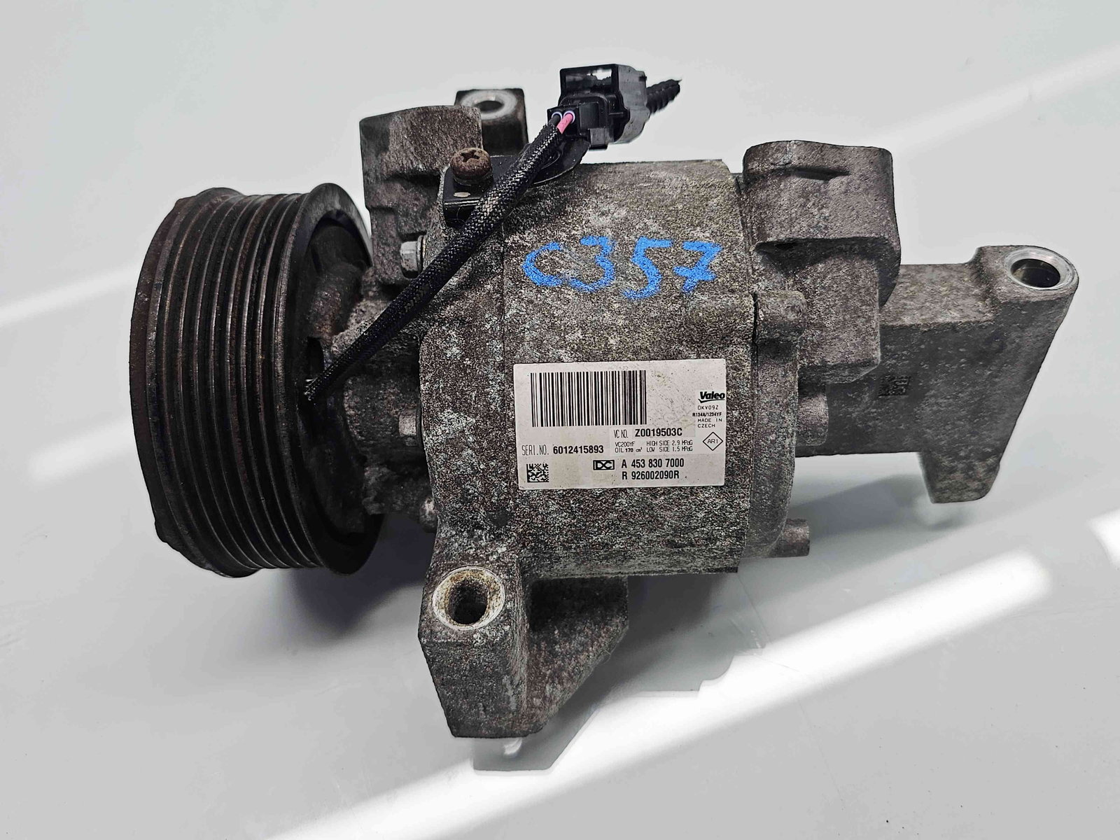 Compresor clima SMART Fortwo Coupe (W453) [Fabr 2014-2019] 926002090R 1.0 Benz 281920 52KW / 71CP - imagine 1