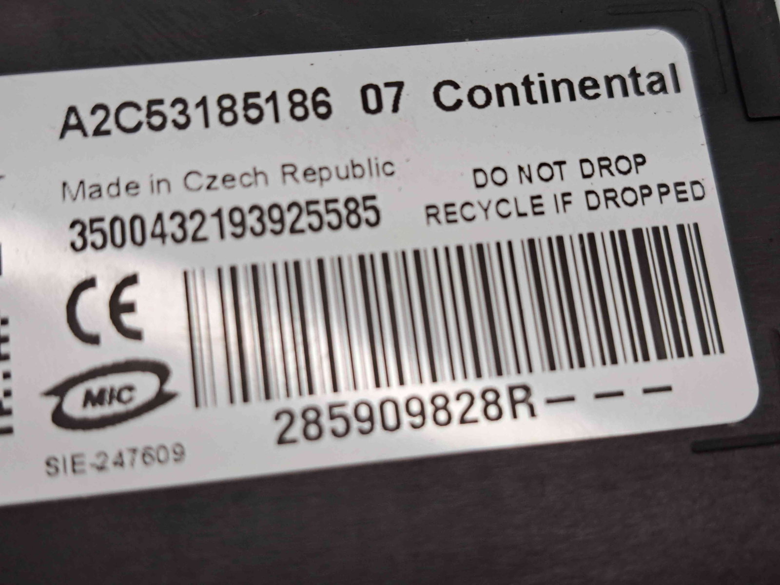 Contact cu cheie Renault Megane 3 (B95) [Fabr 2008-2016] 285909828R 1.6 B K4M84874KW / 101CP - imagine 4