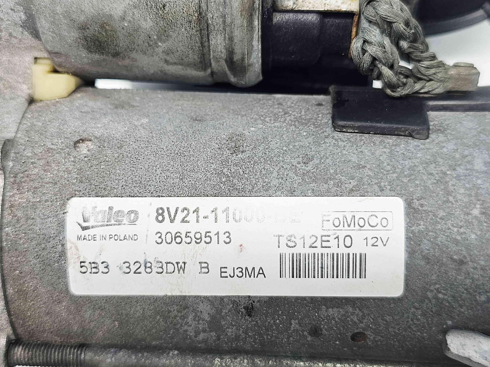 Electromotor 10 dinti Ford B-Max [Fabr 2012-prezent] 8V21-11000-BE 1.4 Benz FXJA66KW / 90CP - imagine 2