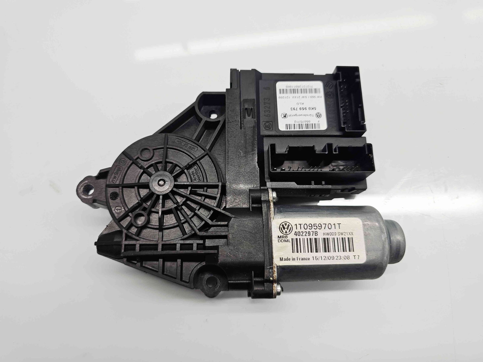 Motoras geam dreapta fata Volkswagen Touran (1T1, 1T2) [Fabr 2003-2010] Facelift 1T0959701T - imagine 3