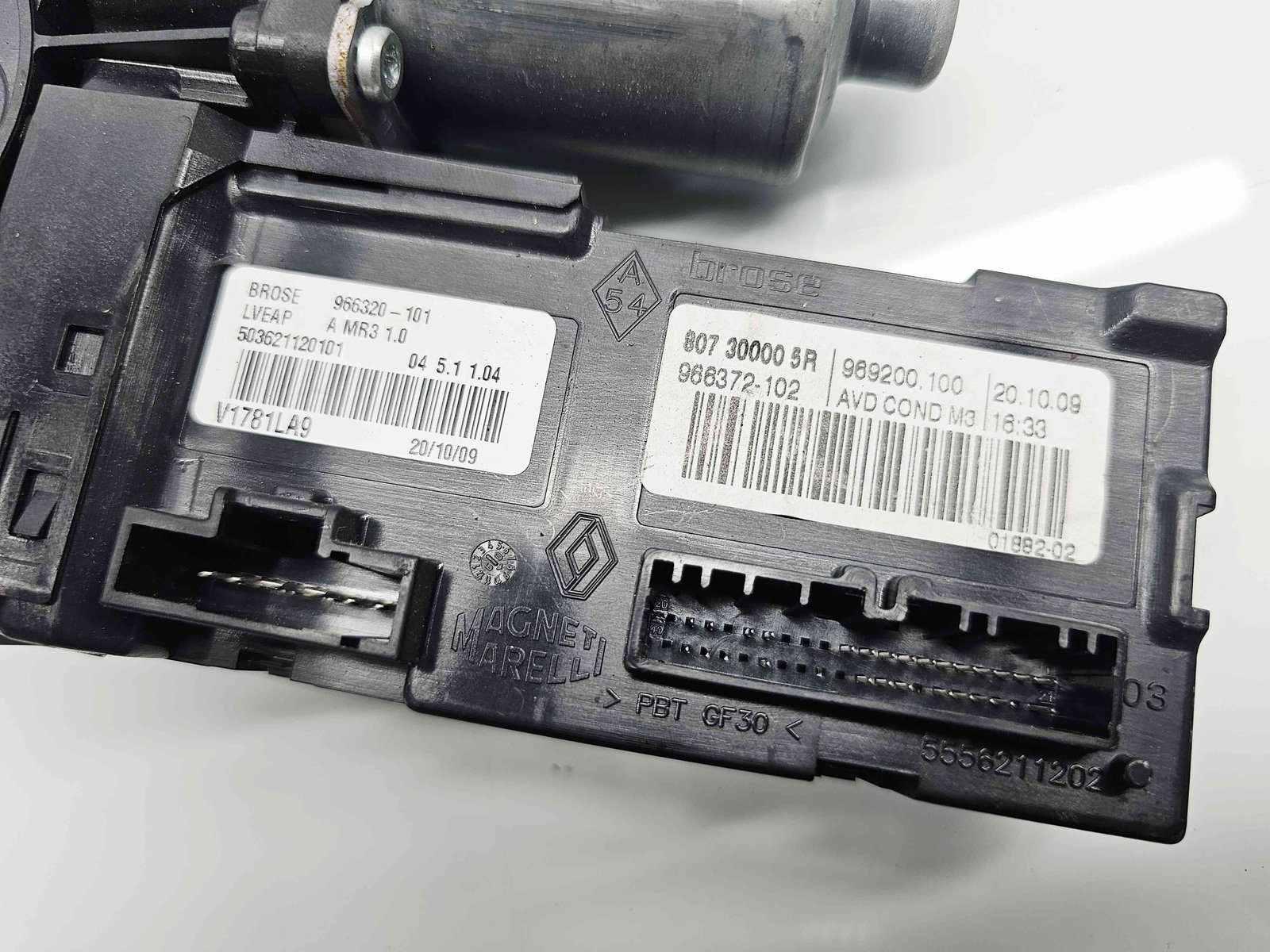 Motoras geam dreapta fata Renault Megane 3 (B95) [Fabr 2008-2016] 807300005R - imagine 4