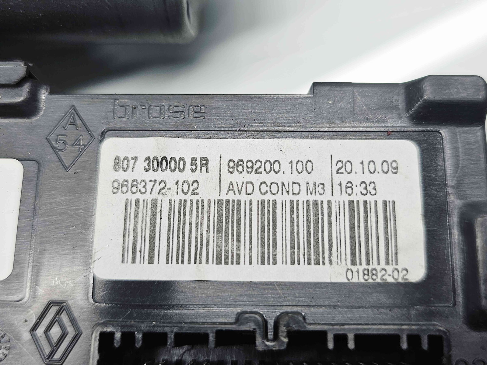 Motoras geam dreapta fata Renault Megane 3 (B95) [Fabr 2008-2016] 807300005R - imagine 5