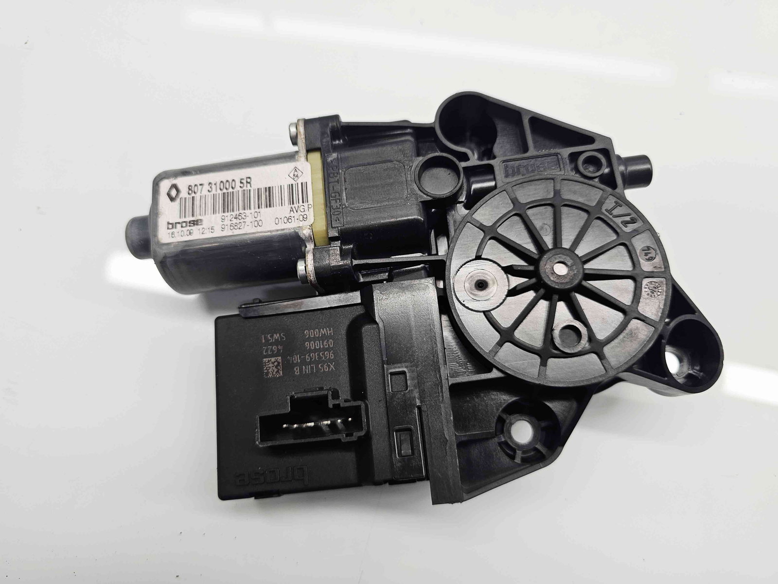 Motoras geam stanga fata Renault Megane 3 (B95) [Fabr 2008-2016] 807310005R - imagine 3