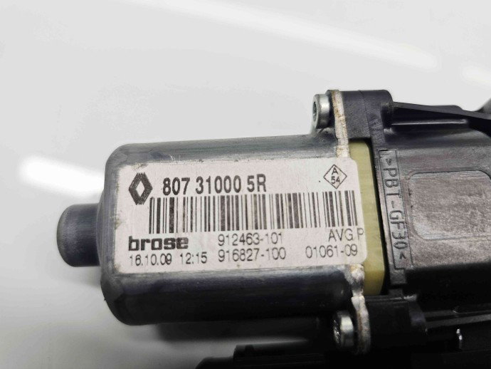 Motoras geam stanga fata Renault Megane 3 (B95) [Fabr 2008-2016] 807310005R