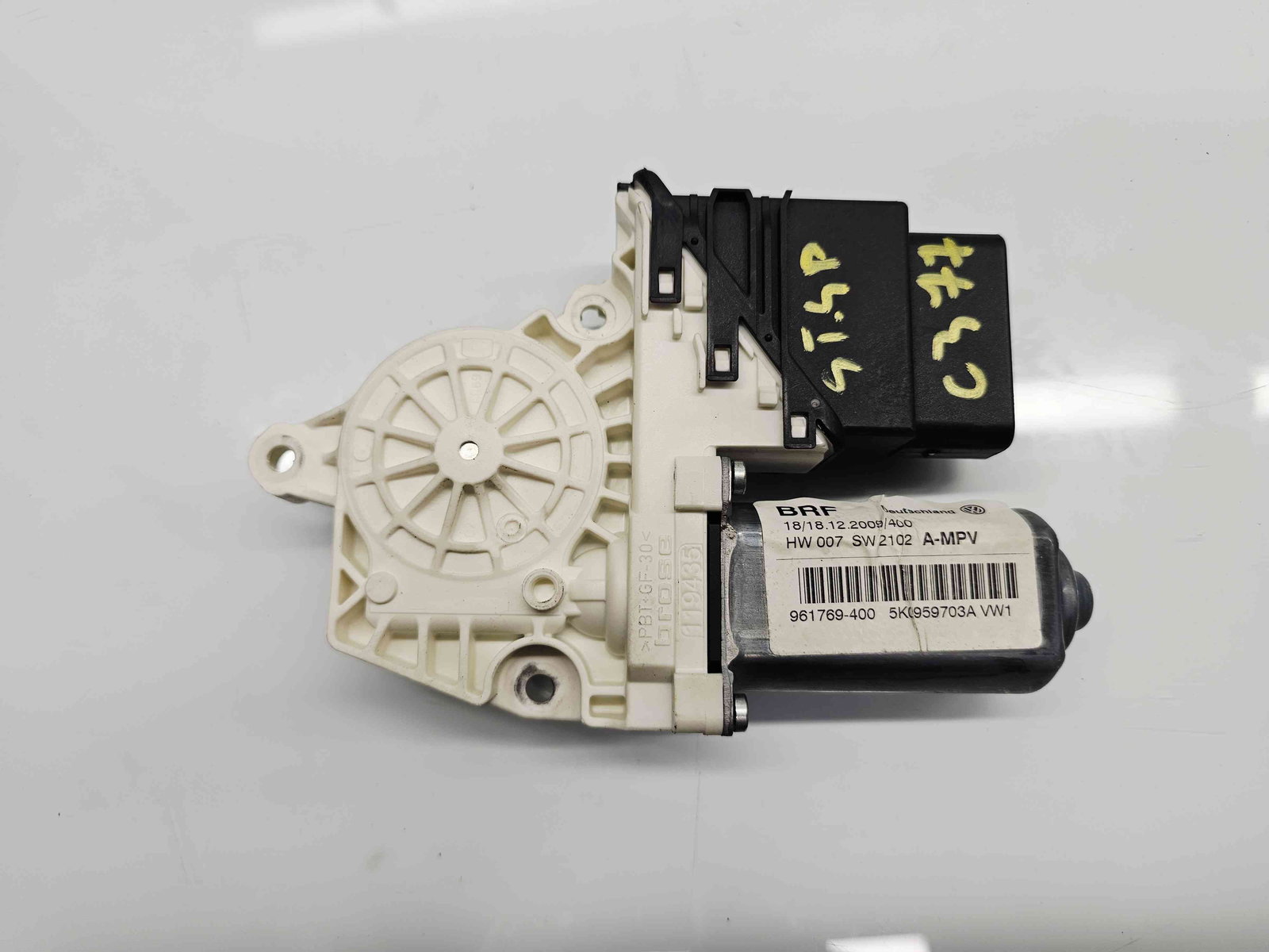Motoras geam stanga spate Volkswagen Touran (1T1, 1T2) [Fabr 2003-2010] Facelift 5K0959703A - imagine 3