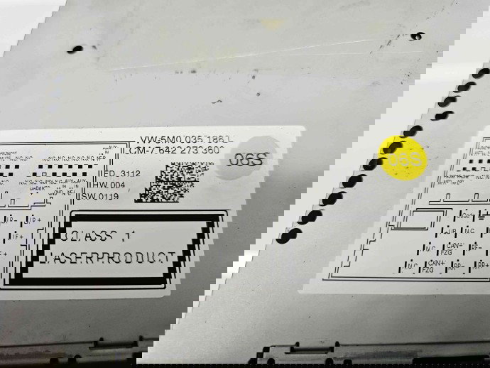  Radio CD Volkswagen Polo (6R) [Fabr 2009-2016] 5M0035186L