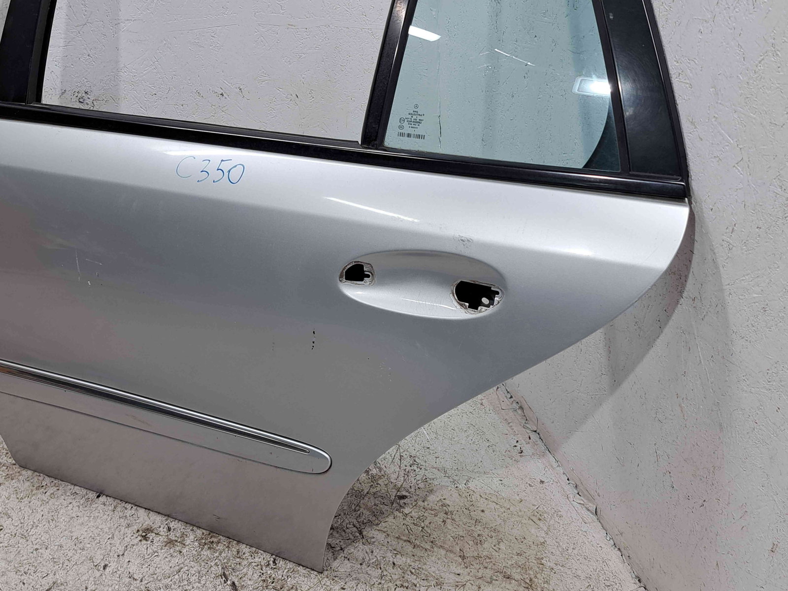 Usa stanga spate Mercedes Clasa E T-Model (S211) [Fabr 2003-2009] Facelift 775 Iridium Silver - imagine 2