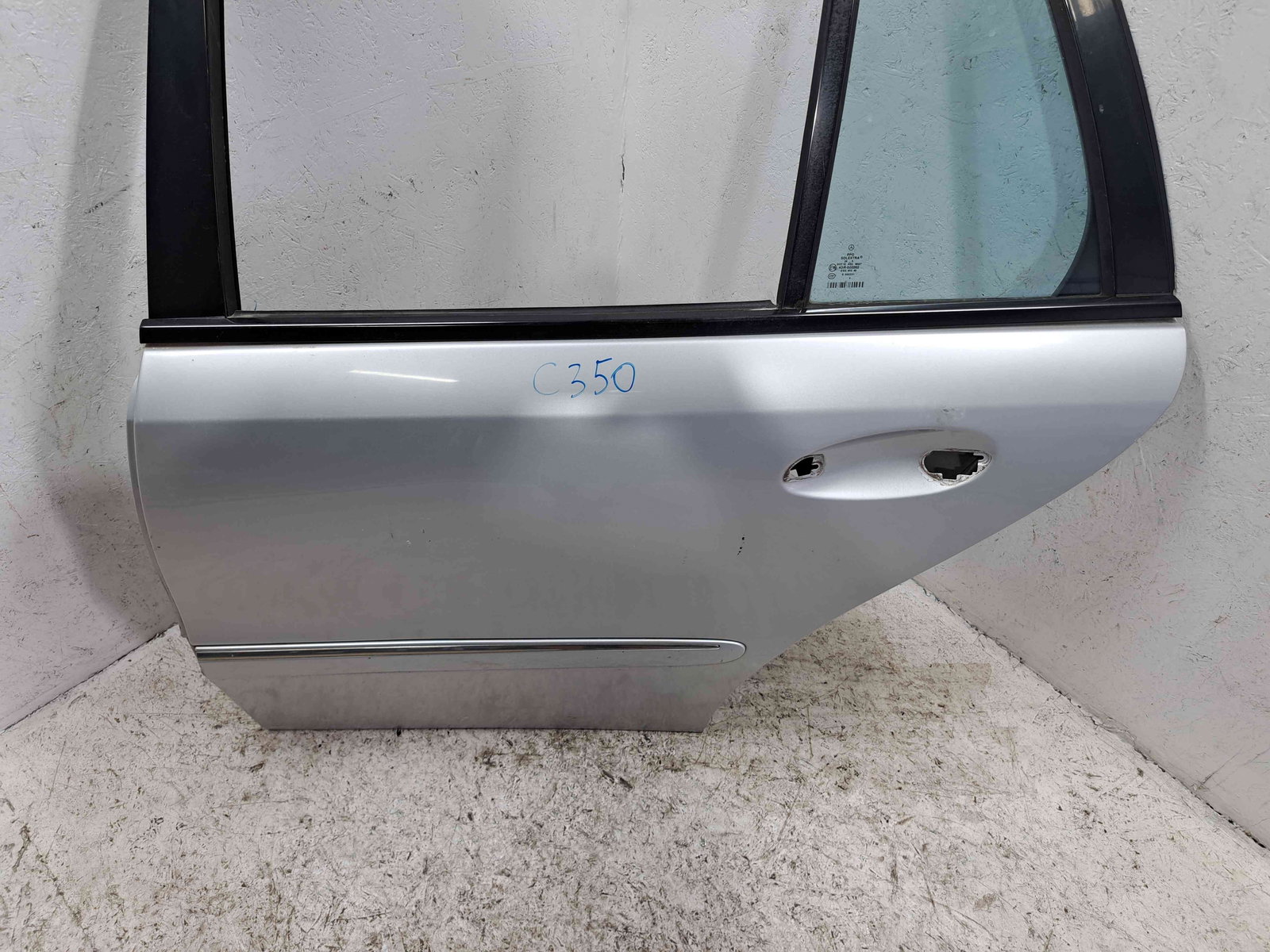 Usa stanga spate Mercedes Clasa E T-Model (S211) [Fabr 2003-2009] Facelift 775 Iridium Silver - imagine 4