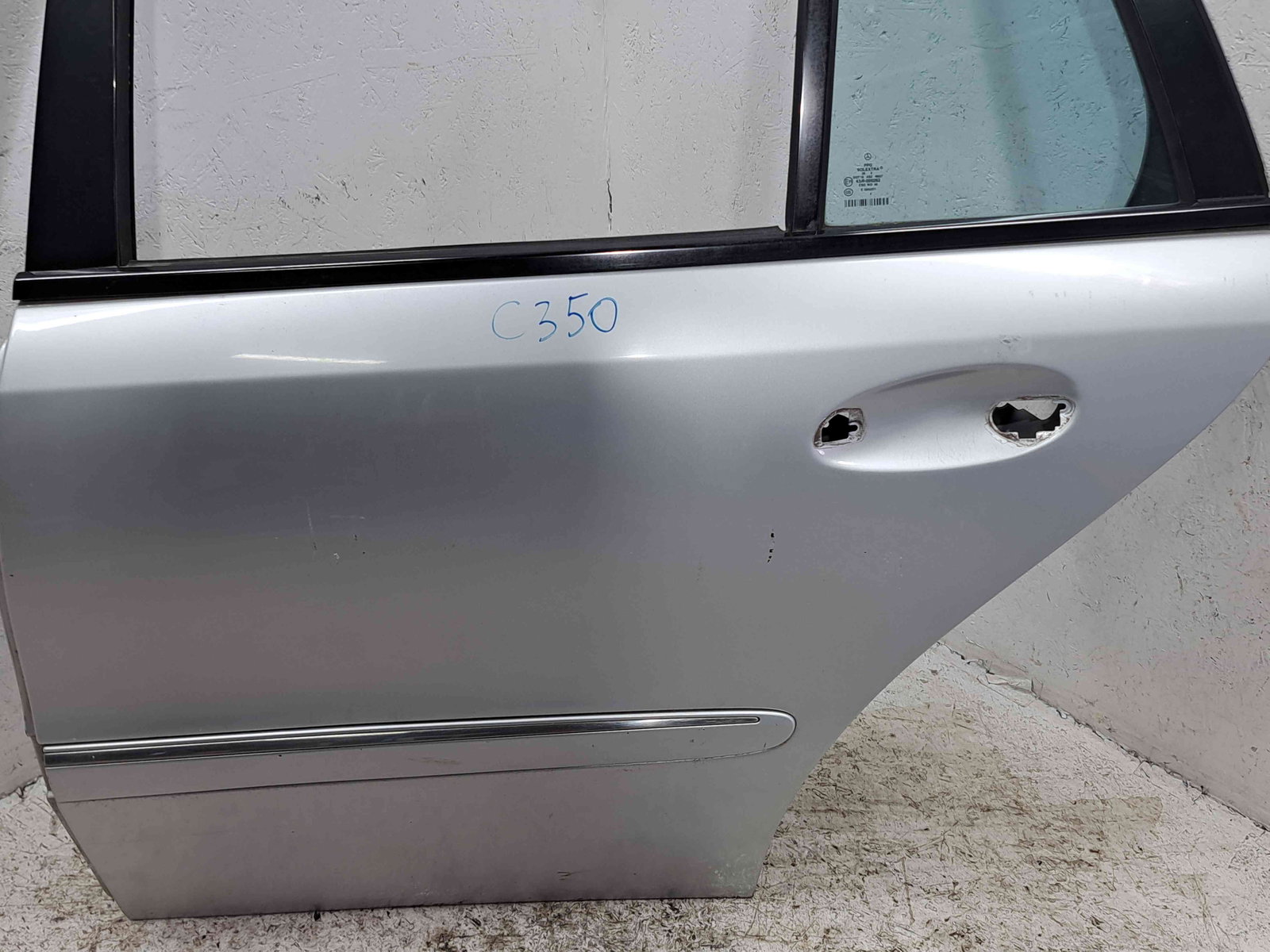 Usa stanga spate Mercedes Clasa E T-Model (S211) [Fabr 2003-2009] Facelift 775 Iridium Silver - imagine 5