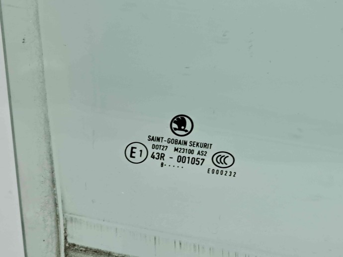 Geam usa dreapta fata Skoda Fabia 2 (5J, 542) [Fabr 2007-2014] OEM