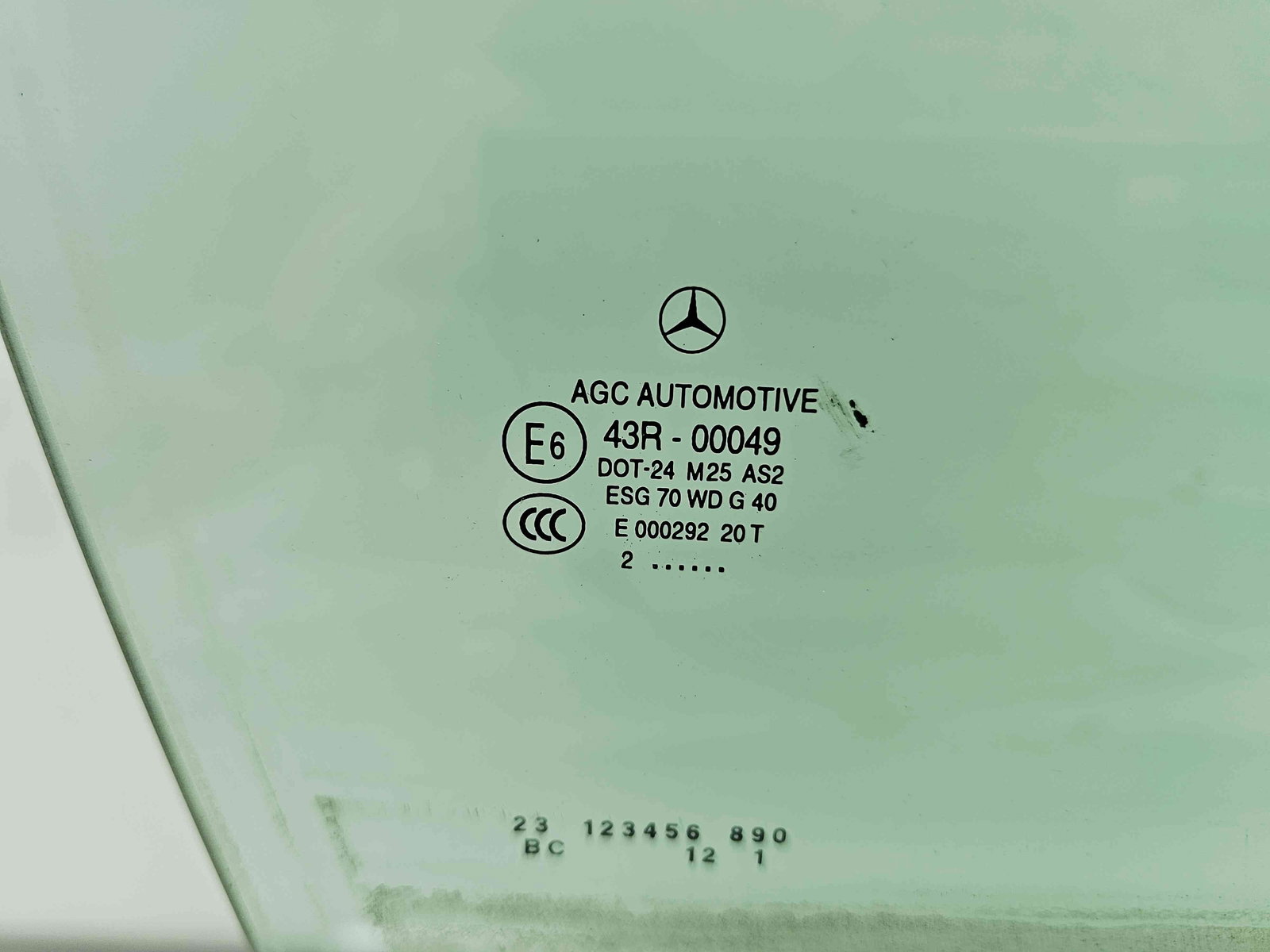 Geam usa dreapta fata Mercedes Clasa C Coupe (C204) Facelift AMG [Fabr 2011-2015] OEM - imagine 2