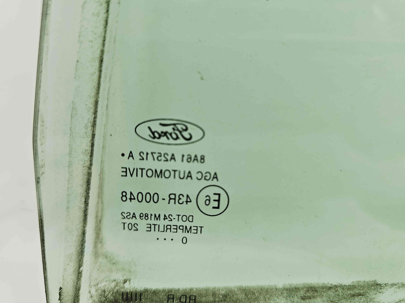 Geam usa dreapta spate Ford Fiesta 6 [Fabr 2008-2019] OEM - imagine 2