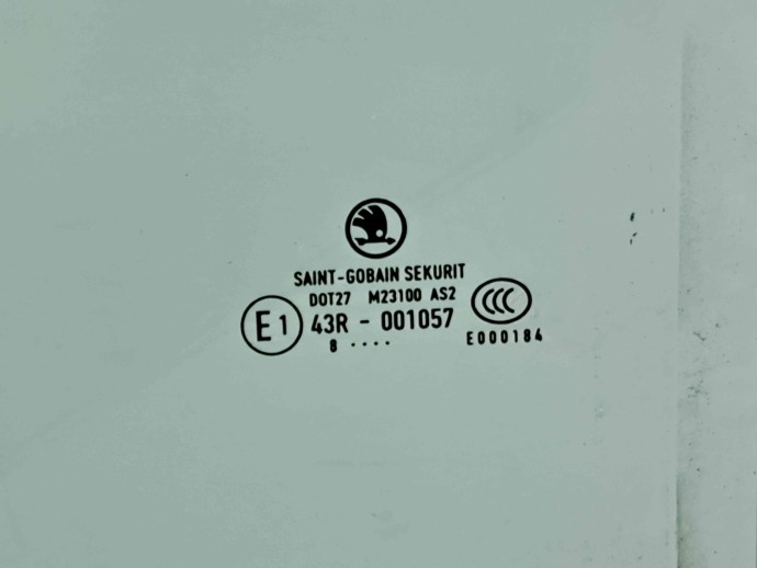 Geam usa stanga spate Skoda Fabia 2 (5J, 542) [Fabr 2007-2014] OEM