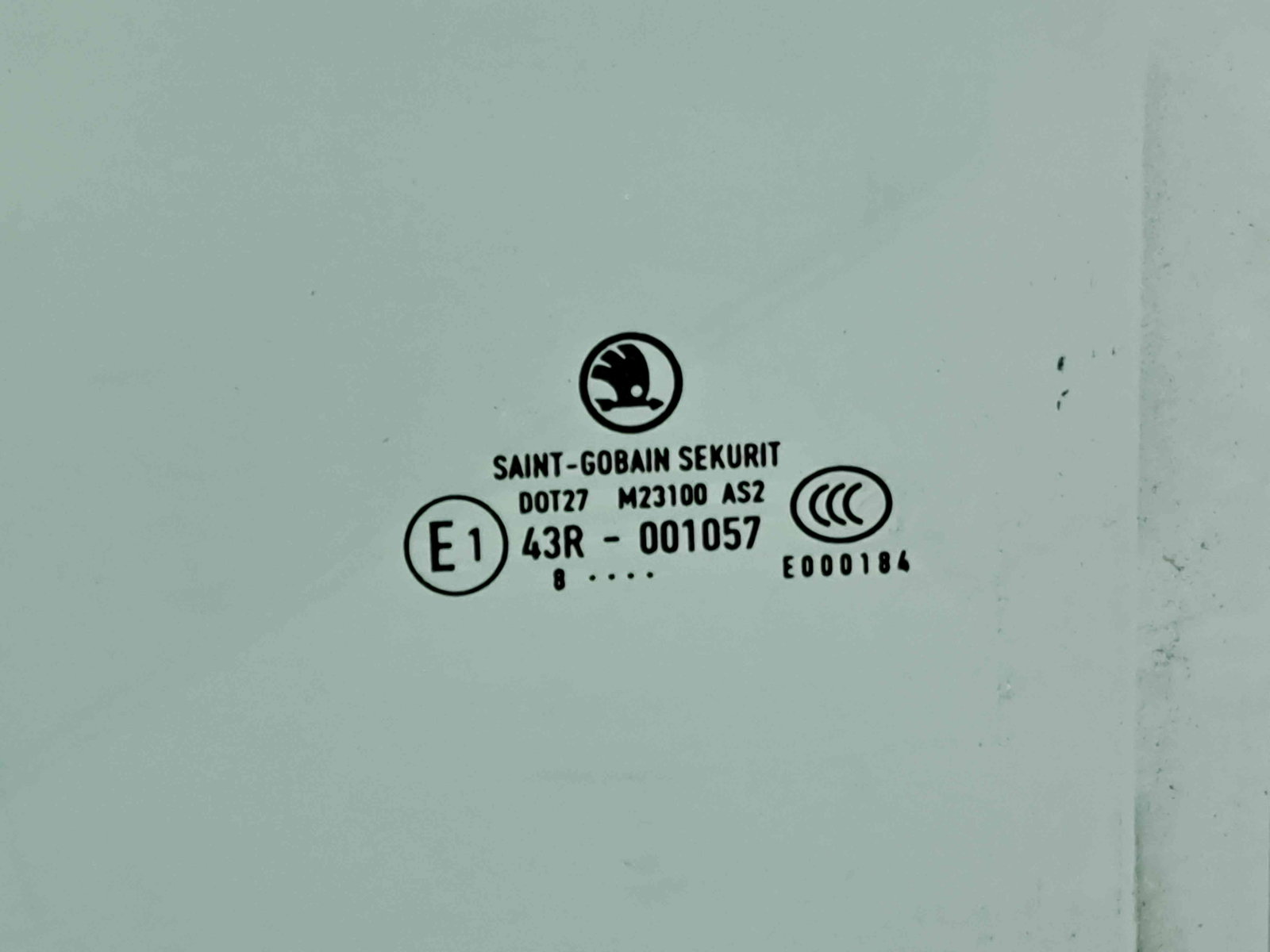 Geam usa stanga spate Skoda Fabia 2 (5J, 542) [Fabr 2007-2014] OEM - imagine 2