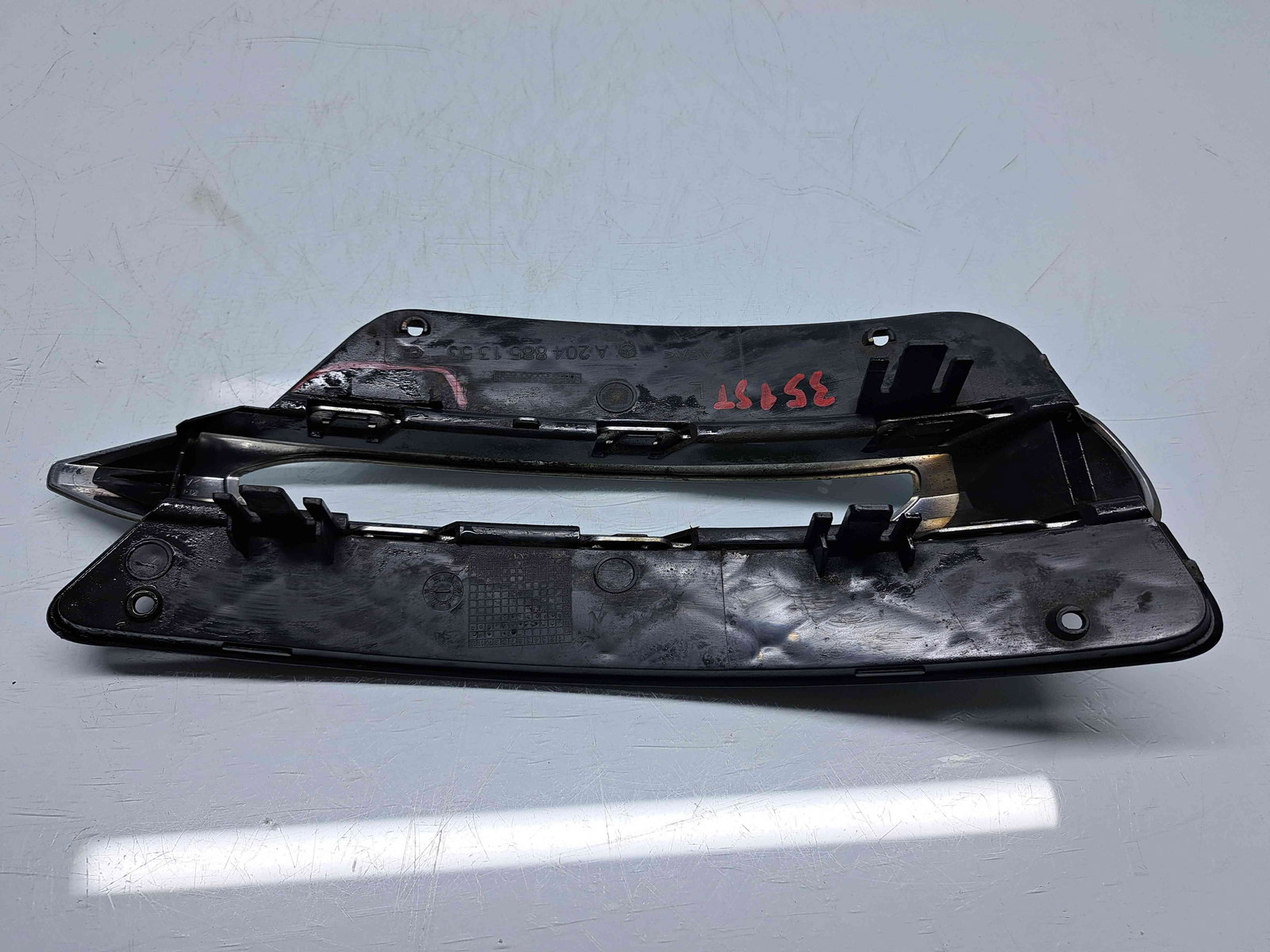 Grila proiector stanga Mercedes Clasa C Coupe (C204) Facelift AMG [Fabr 2011-2015] A2048851353 - imagine 2