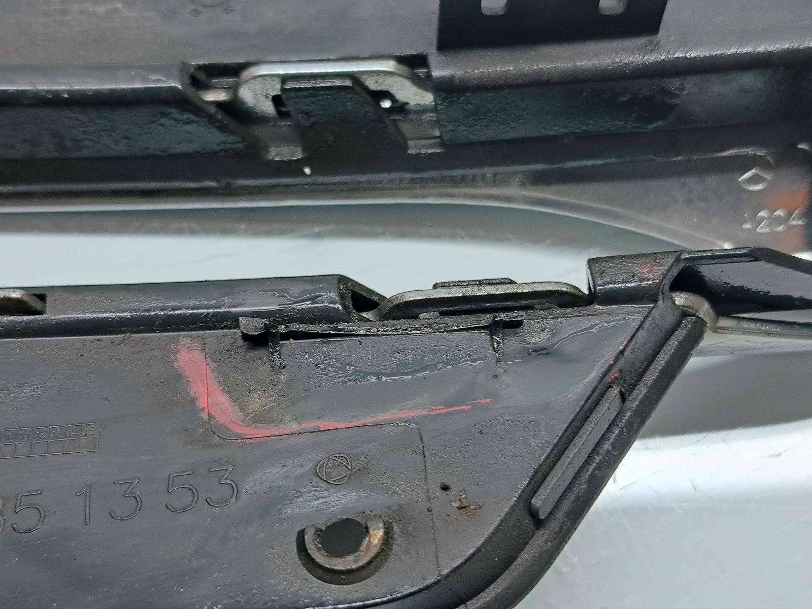 Grila proiector stanga Mercedes Clasa C Coupe (C204) Facelift AMG [Fabr 2011-2015] A2048851353 - imagine 3