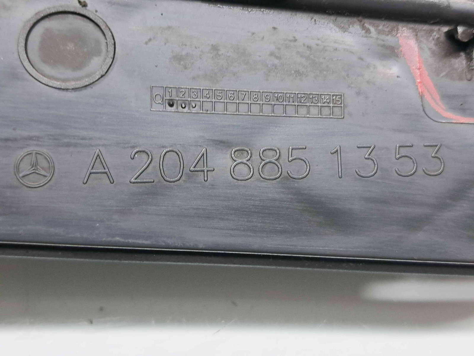 Grila proiector stanga Mercedes Clasa C Coupe (C204) Facelift AMG [Fabr 2011-2015] A2048851353 - imagine 4