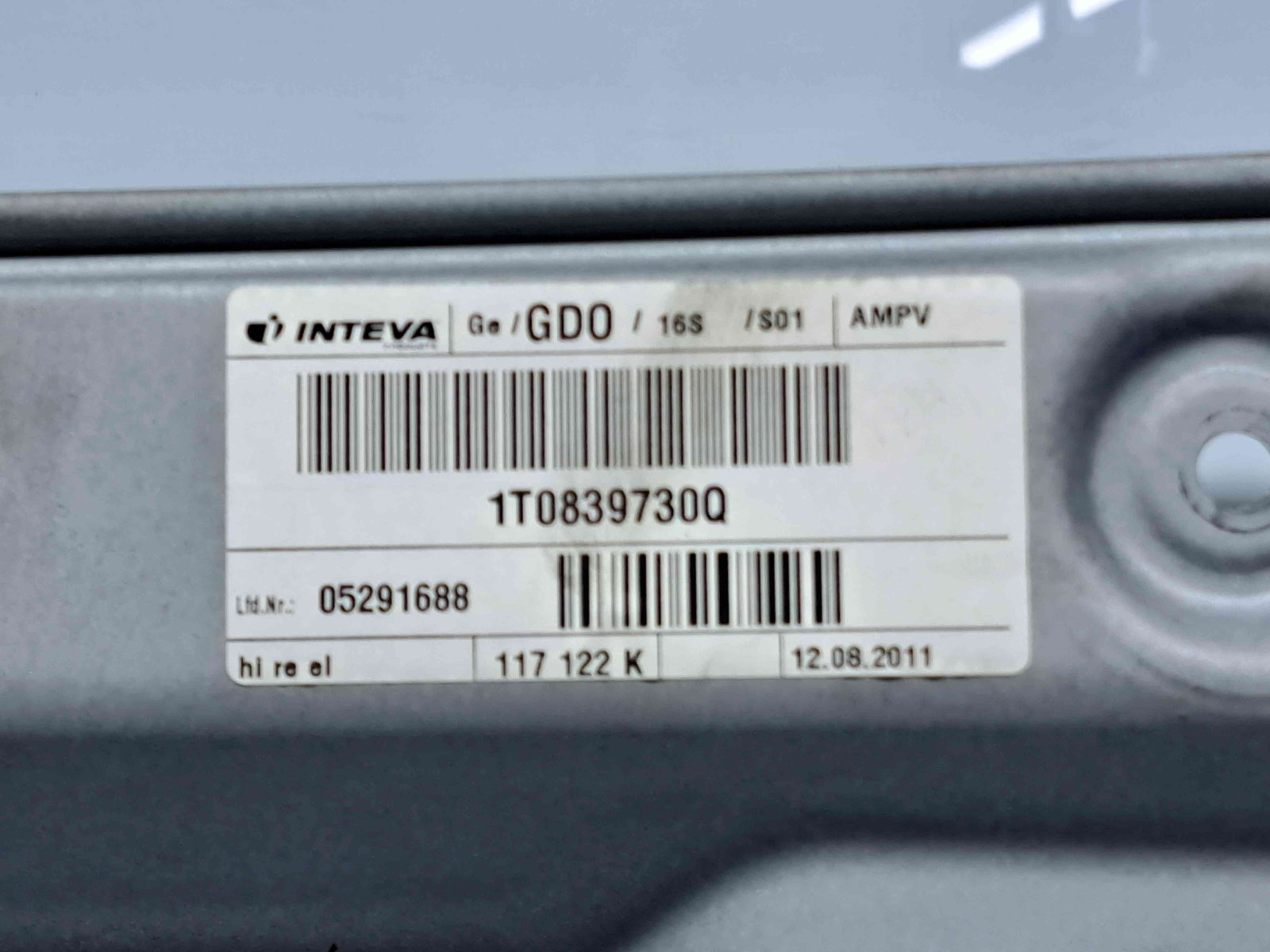 Macara electrica geam dreapta spate Volkswagen Touran II (1T3) [Fabr 2010-2015] 1T0839730Q - imagine 3