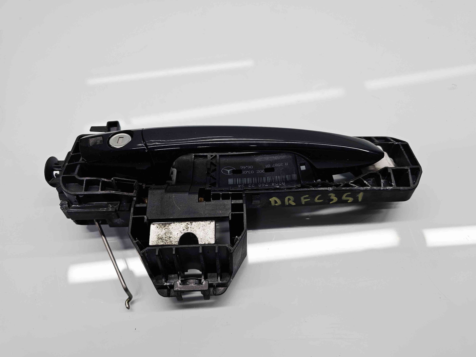 Maner usa dreapta fata Mercedes Clasa C Coupe (C204) Facelift AMG [Fabr 2011-2015] 197U NEGRU OBSIDIAN - imagine 1