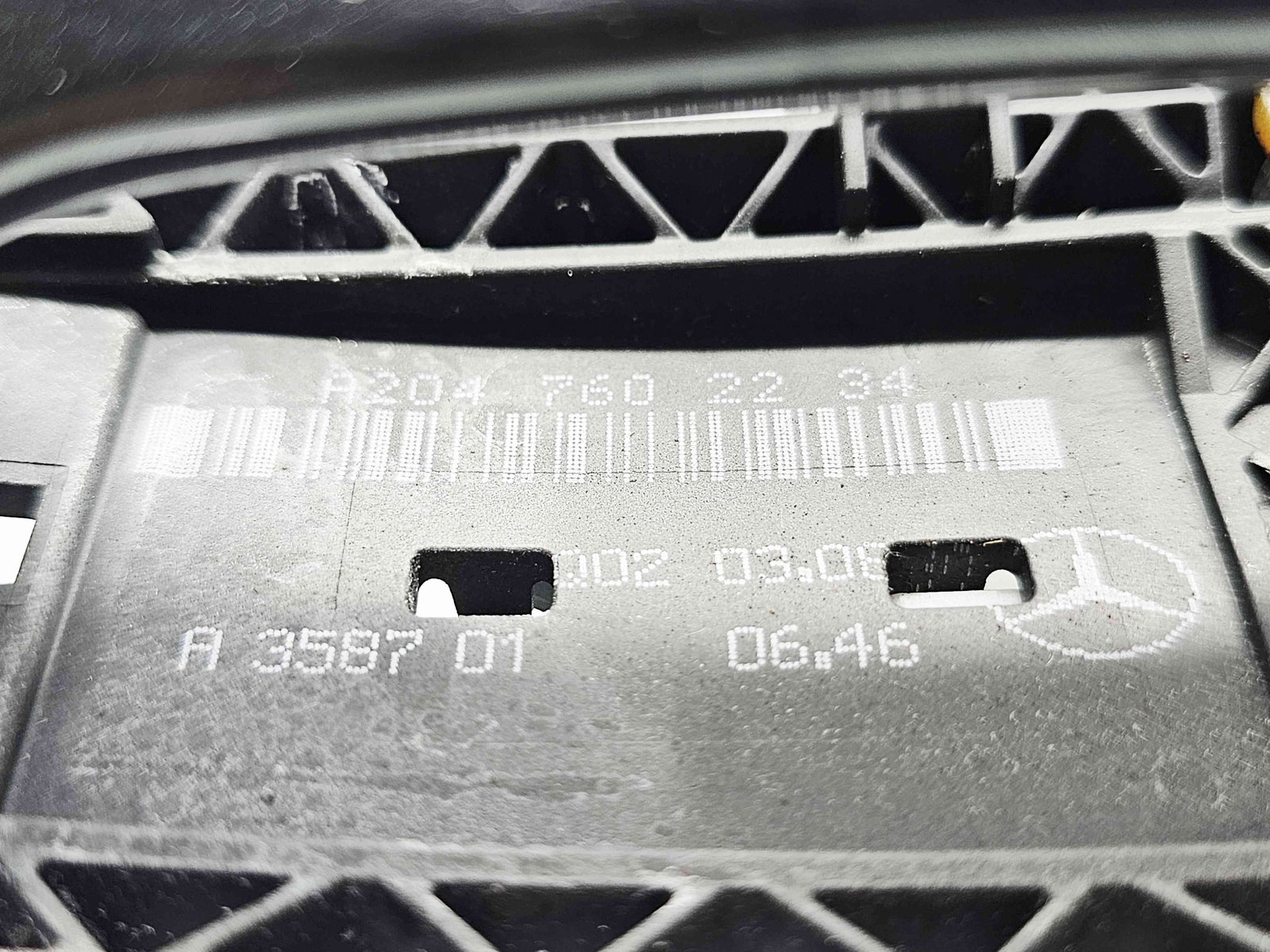 Maner usa dreapta fata Mercedes Clasa C Coupe (C204) Facelift AMG [Fabr 2011-2015] 197U NEGRU OBSIDIAN - imagine 3